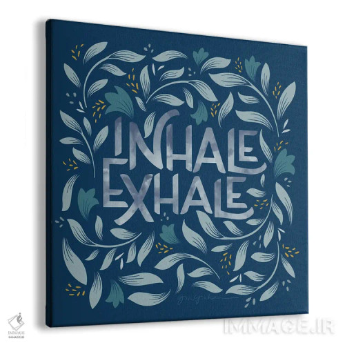 تابلو کلمات آرام II (تیره) اثر گیا گراهام - نمای پرسپکتیو محصول