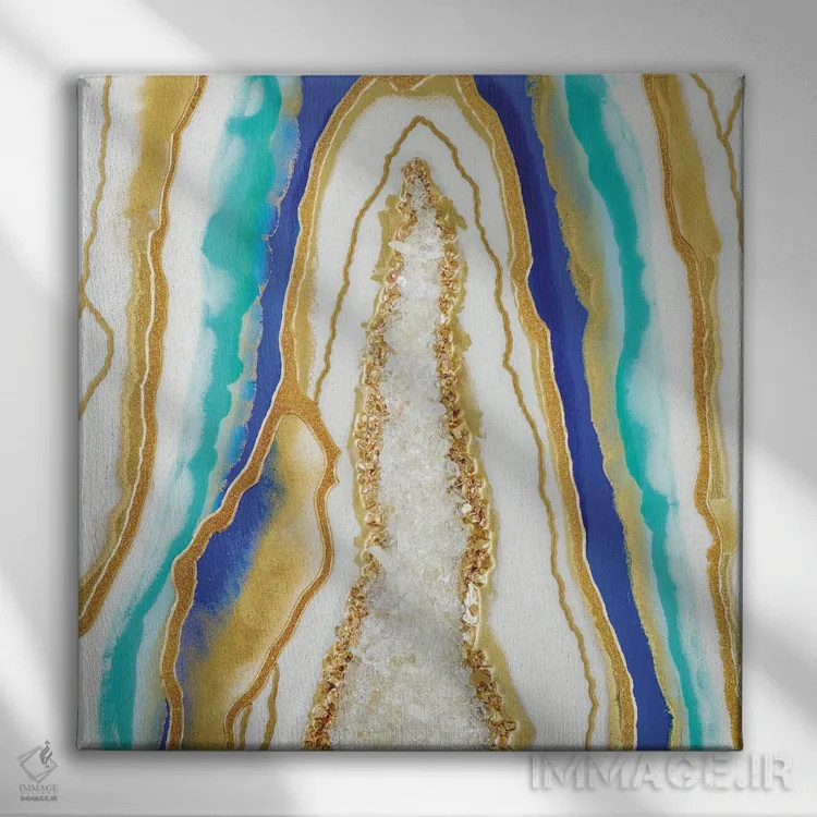 تابلو چشم آب اثر گوگا استودیو (استودیوی هنری) - نمای روبهرو روی دیوار