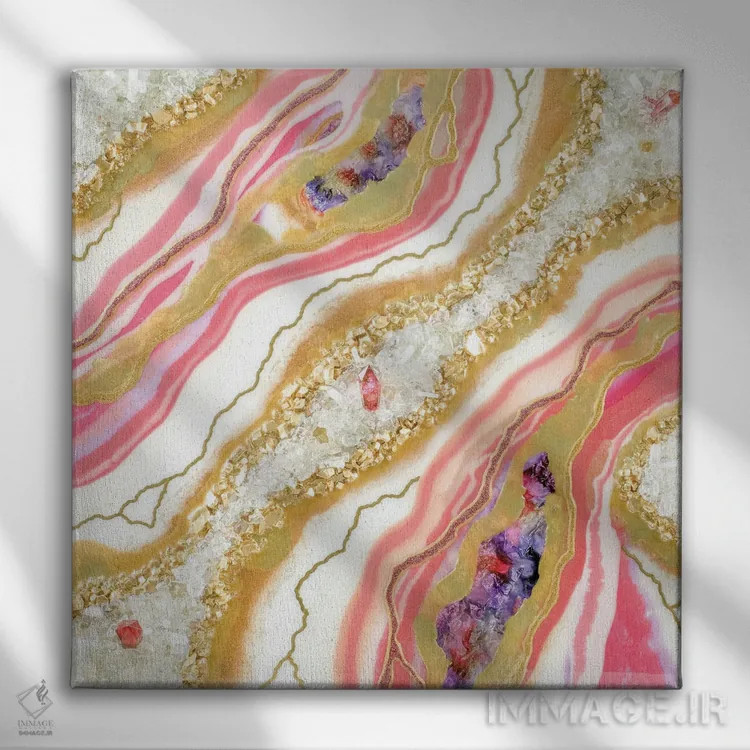 تابلو راز اثر گوگا استودیو (استودیوی هنری) - نمای روبهرو روی دیوار