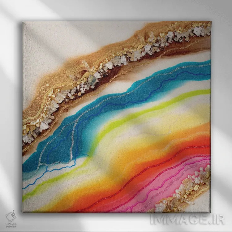 تابلو عطر پریدریایی II اثر گوگا استودیو (استودیوی هنری) - نمای روبهرو روی دیوار