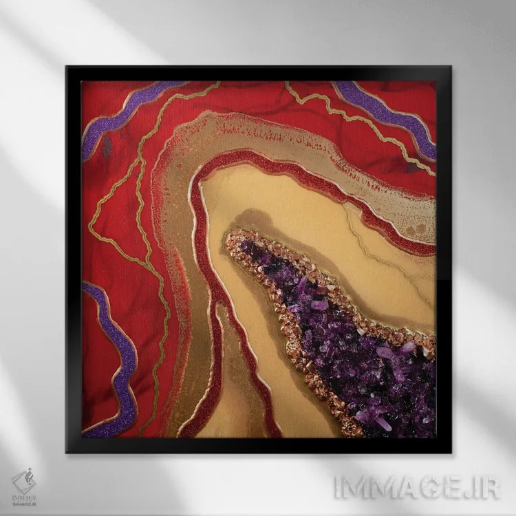 تابلو یادبود یک کنت اثر گوگا استودیو (استودیوی هنری) - نمای قابدار مشکی