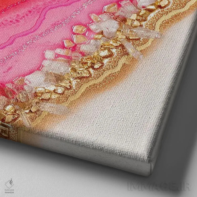 تابلو عطر پریدریایی IV اثر گوگا استودیو (استودیوی هنری) - نمای نزدیک بافت بوم