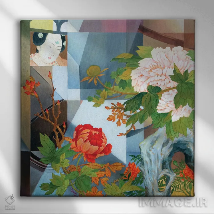 تابلو انزوا I اثر گوئیگن ژا - نمای روبهرو روی دیوار