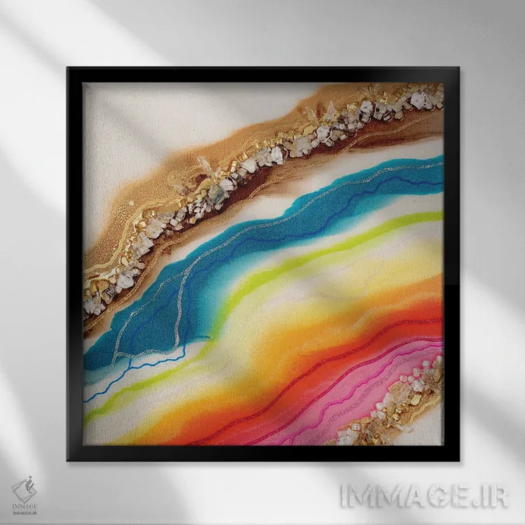 تابلو عطر پریدریایی II اثر گوگا استودیو (استودیوی هنری) - نمای قابدار مشکی