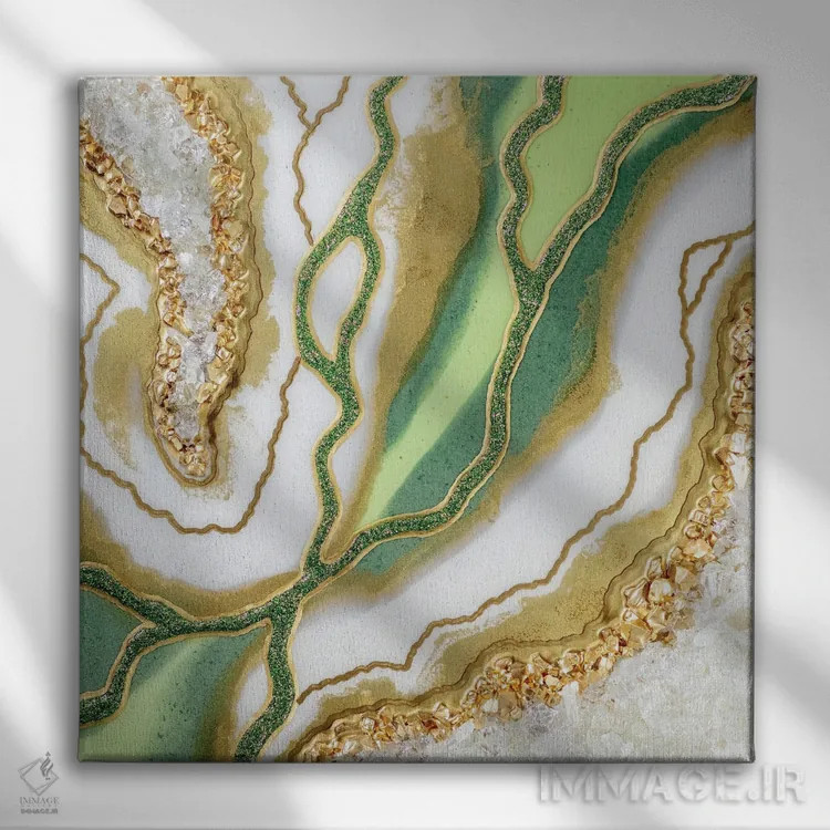 تابلو افسانه جگوار اثر گوگا استودیو (استودیوی هنری) - نمای روبهرو روی دیوار