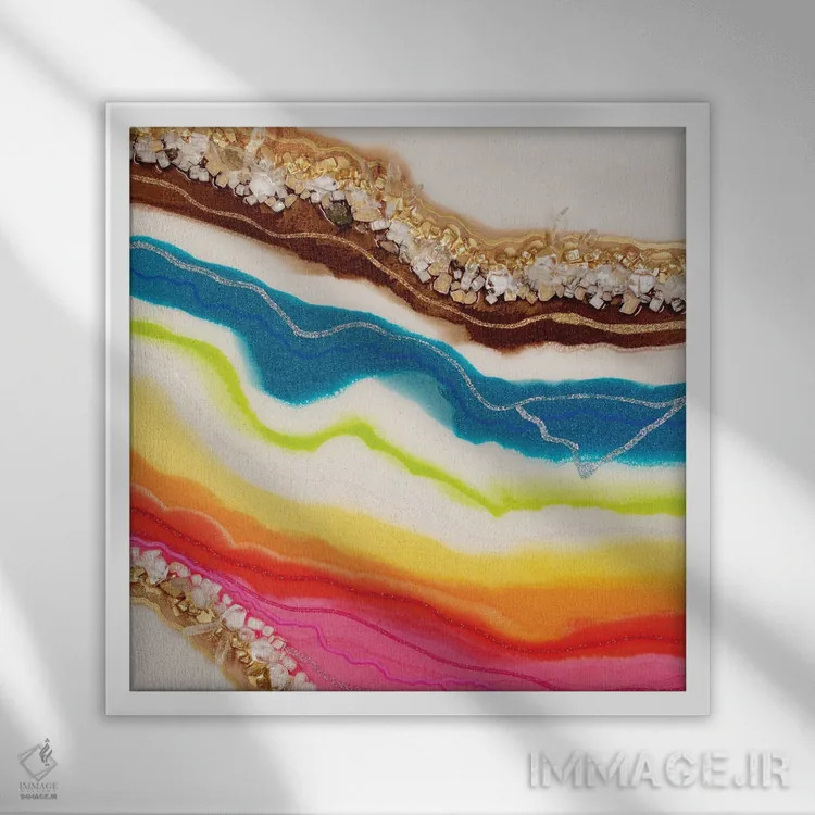 تابلو عطر پریدریایی III اثر گوگا استودیو (استودیوی هنری) - نمای قابدار سفید