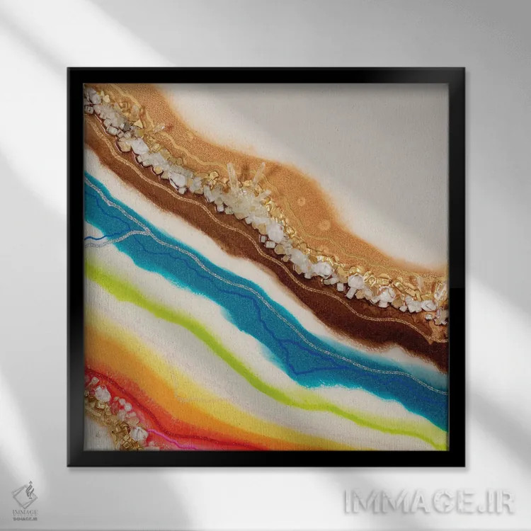 تابلو عطر پریدریایی I اثر گوگا استودیو (استودیوی هنری) - نمای قابدار مشکی