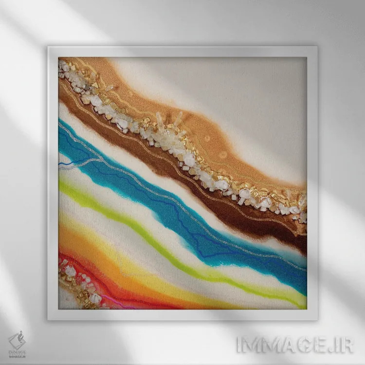 تابلو عطر پریدریایی I اثر گوگا استودیو (استودیوی هنری) - نمای قابدار سفید