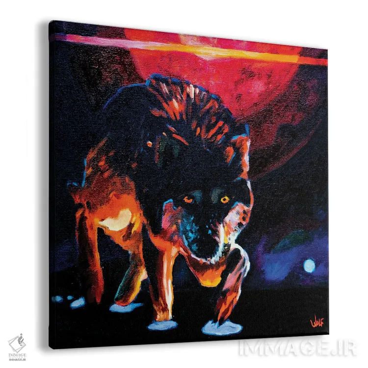 تابلو شکار شده اثر گرگ هایل - نمای پرسپکتیو محصول