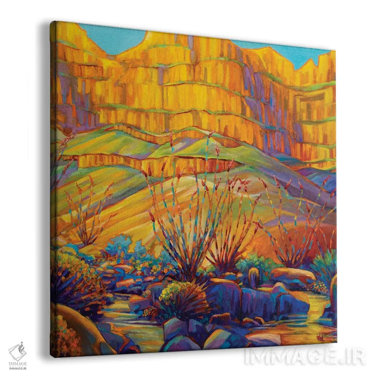 تابلو طلوع خورشید در گرند کنیون اثر گرگ هایل - نمای پرسپکتیو محصول