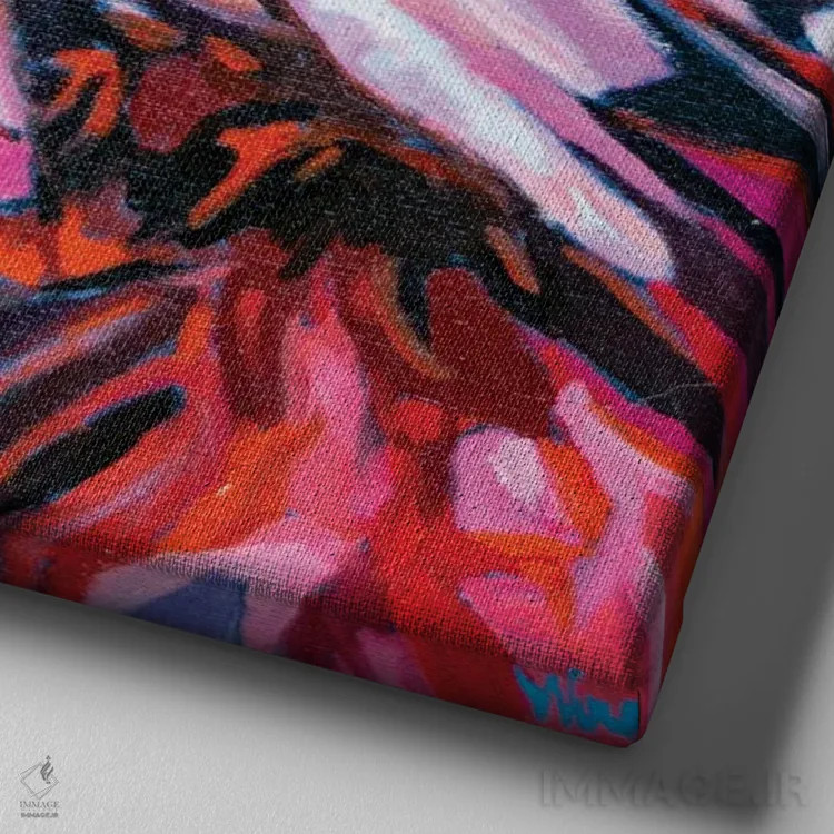 تابلو رؤیابین اثر گرگ هایل - نمای نزدیک بافت بوم