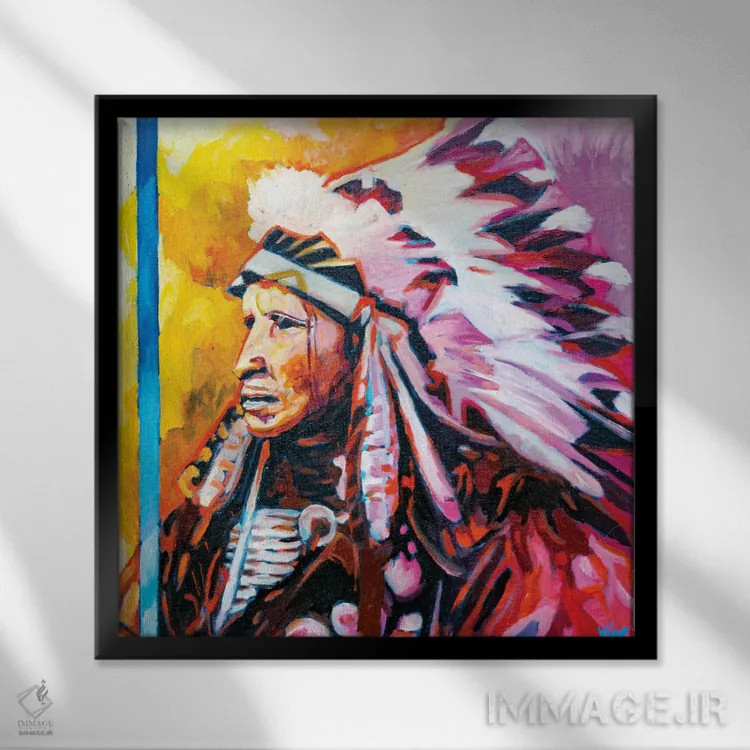 تابلو رؤیابین اثر گرگ هایل - نمای قابدار مشکی