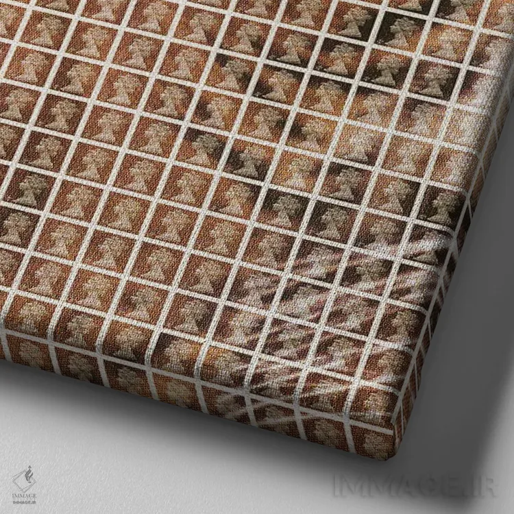 تابلو ببر اثر گری هاگبن - نمای نزدیک بافت بوم