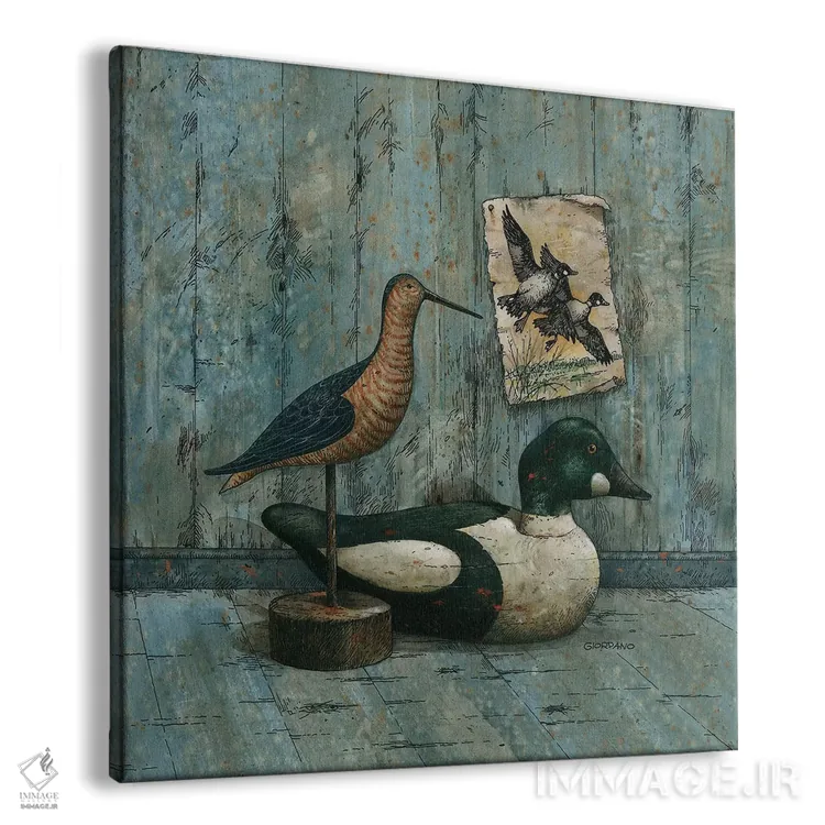 تابلو بافلهدها (نوع اردک) اثر جوردانو استودیو (استودیوی هنری) - نمای پرسپکتیو محصول
