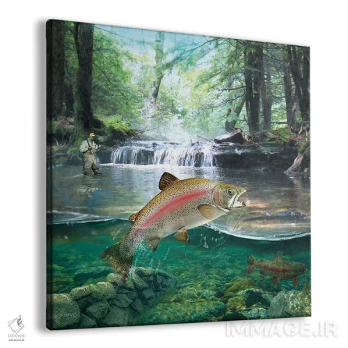 تابلو پایینتر از اولین آبشار اثر جوردانو استودیو (استودیوی هنری) - نمای پرسپکتیو محصول