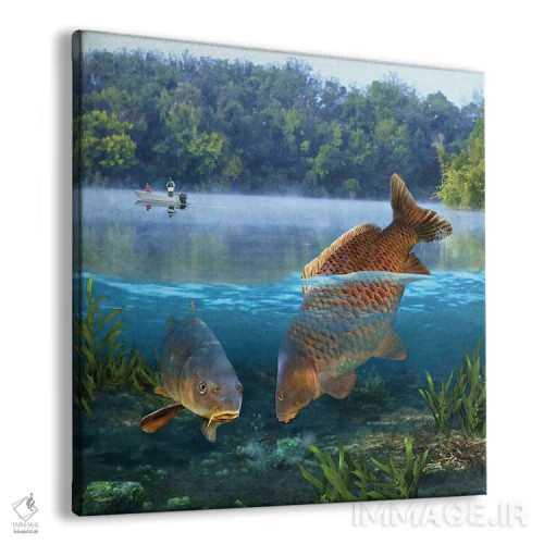 تابلو ماهیان کفزی گلآلود (گونه ماهی/طعمه) اثر جوردانو استودیو (استودیوی هنری) - نمای پرسپکتیو محصول