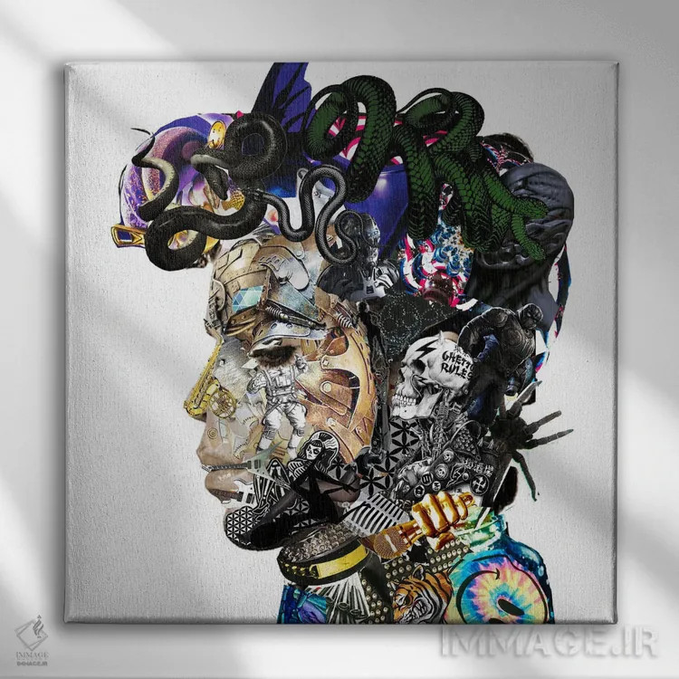 تابلو هنرمند اثر گلیل - نمای روبهرو روی دیوار