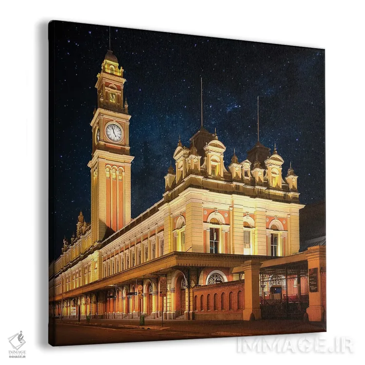 تابلو ایستگاه قطار سائو پائولو اثر گلاوکو منهالی - نمای پرسپکتیو محصول