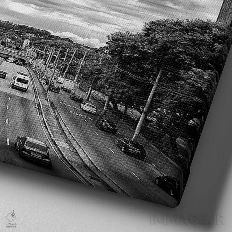 تابلو عکاسی خیابانی ۳۰ اثر گلاوکو منهالی - نمای نزدیک بافت بوم