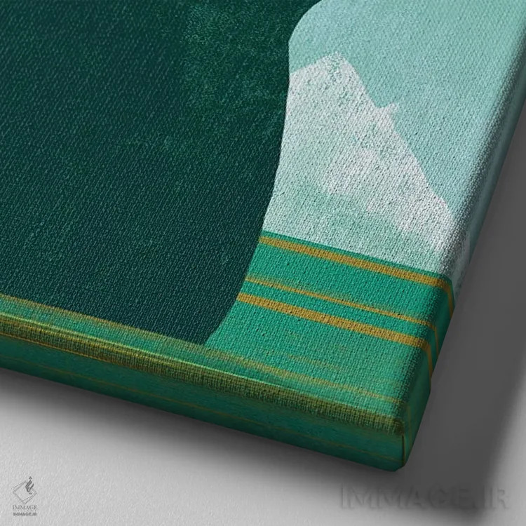 تابلو اورکا با مرغ دریایی مزاحم اثر گارث لوکاس - نمای نزدیک بافت بوم