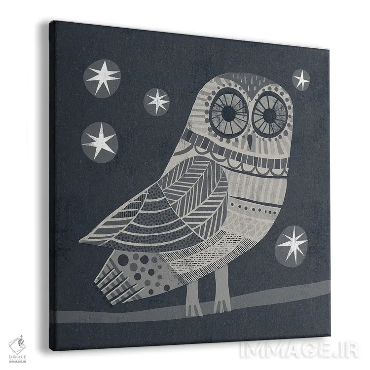 تابلو جغد اثر گارث لوکاس - نمای پرسپکتیو محصول