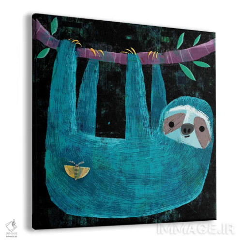 تابلو تنبل و پروانه شب (شبپره) اثر گارث لوکاس - نمای پرسپکتیو محصول