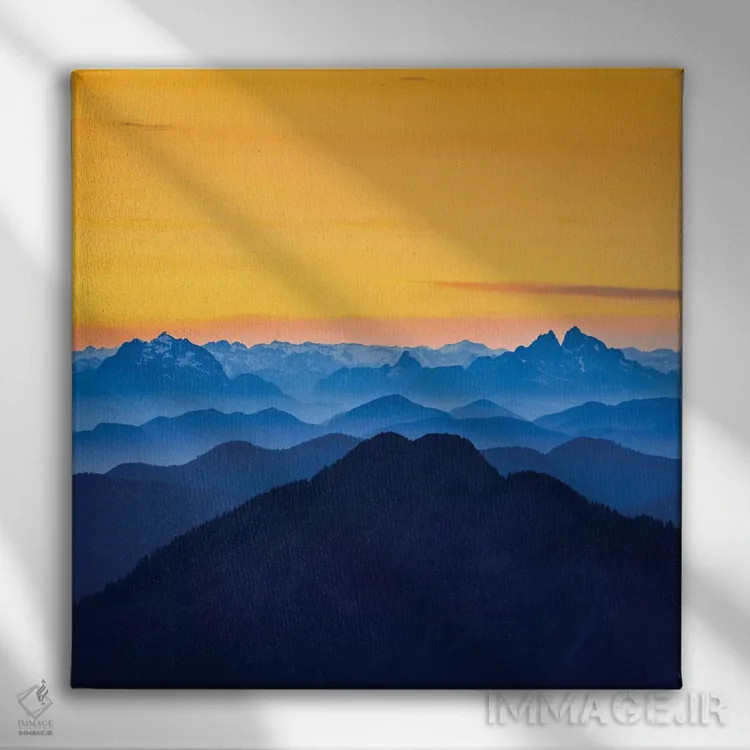 تابلو Washington State. Skyline Divide in the North Cascades, Mt. Baker.,اسکایلاین دیواید در کسکیدز شمالی، کوه بیکر، واشنگتن اثر گری لوهِم - نمای روبهرو روی دیوار