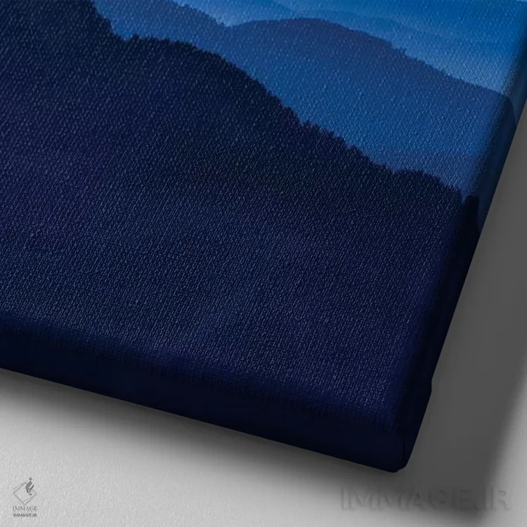 تابلو Washington State. Skyline Divide in the North Cascades, Mt. Baker.,اسکایلاین دیواید در کسکیدز شمالی، کوه بیکر، واشنگتن اثر گری لوهِم - نمای نزدیک بافت بوم