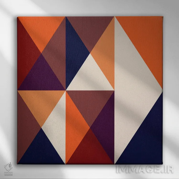 تابلو کریستال ۱ اثر گرگ مابلی - نمای روبهرو روی دیوار