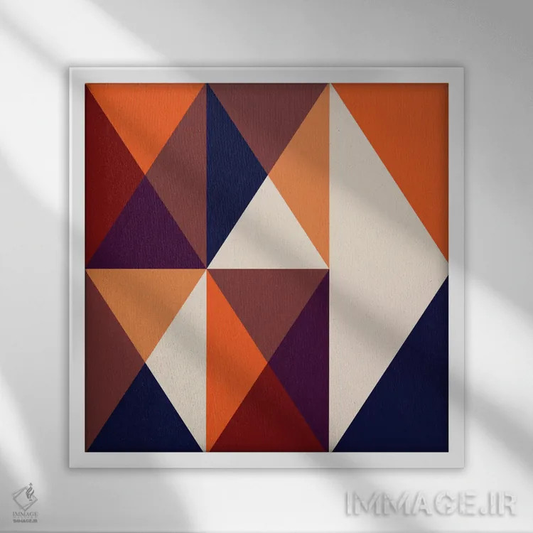 تابلو کریستال ۱ اثر گرگ مابلی - نمای قابدار سفید