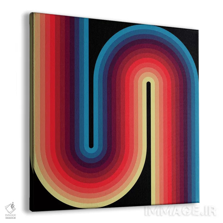 تابلو روانِ تیره ۱ اثر گرگ مابلی - نمای پرسپکتیو محصول