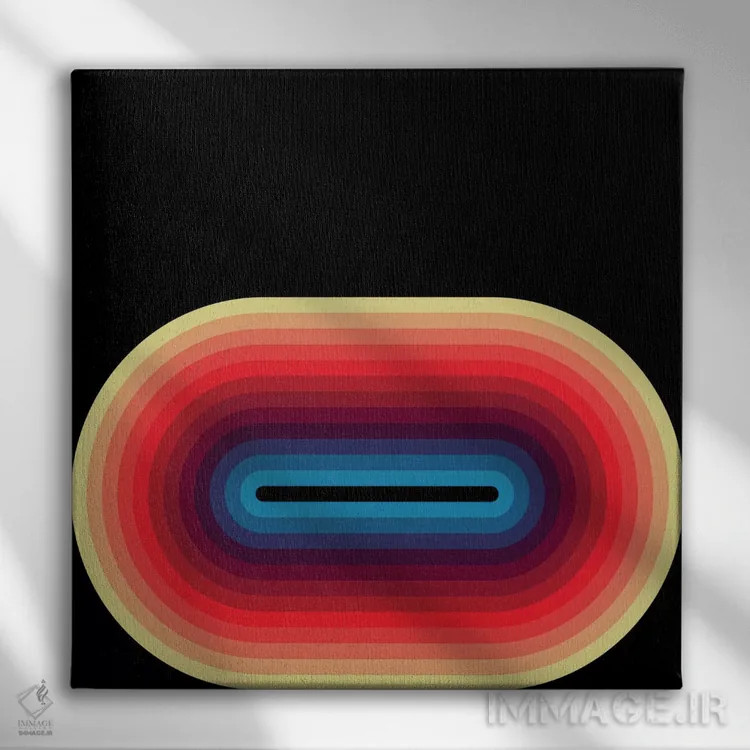 تابلو روانِ تیره ۲ اثر گرگ مابلی - نمای روبهرو روی دیوار