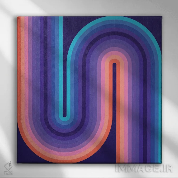 تابلو روانِ خنک ۱ اثر گرگ مابلی - نمای روبهرو روی دیوار