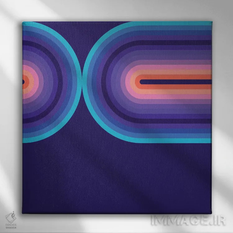 تابلو روانِ خنک ۳ اثر گرگ مابلی - نمای روبهرو روی دیوار