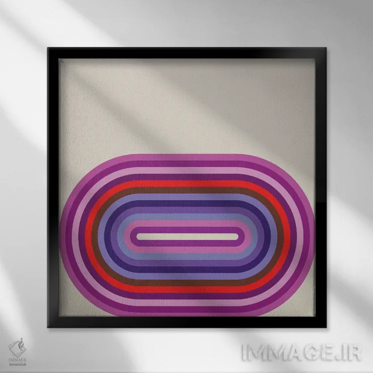 تابلو شیرینی روان ۲ اثر گرگ مابلی - نمای قابدار مشکی