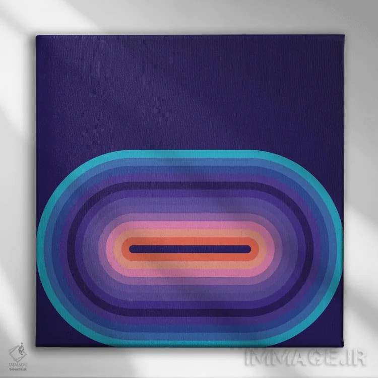 تابلو روانِ خنک ۲ اثر گرگ مابلی - نمای روبهرو روی دیوار