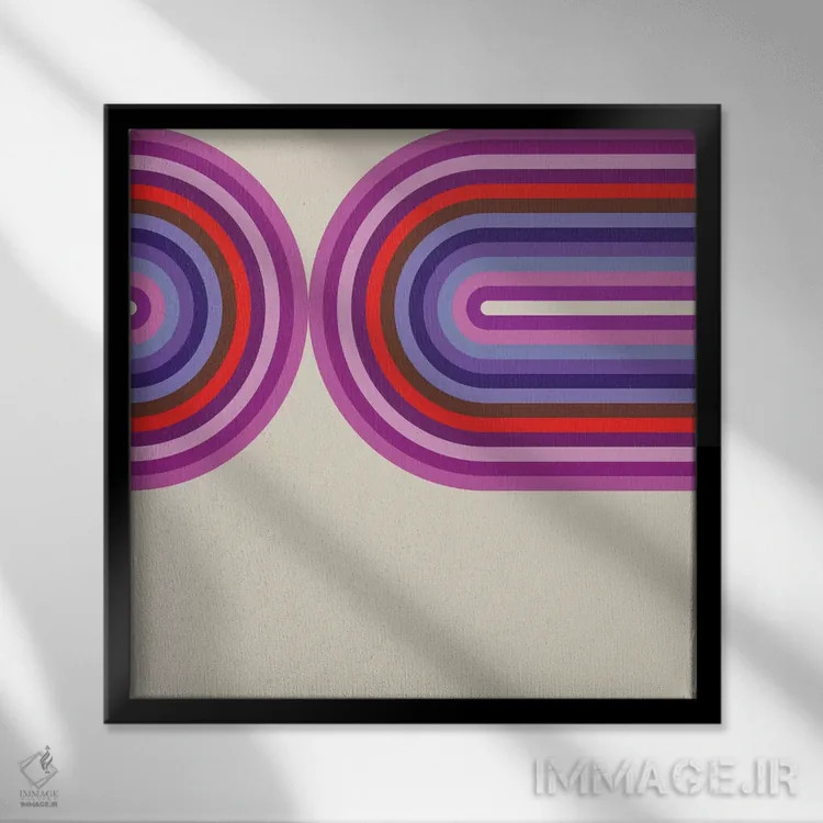 تابلو شیرینی روان ۳ اثر گرگ مابلی - نمای قابدار مشکی