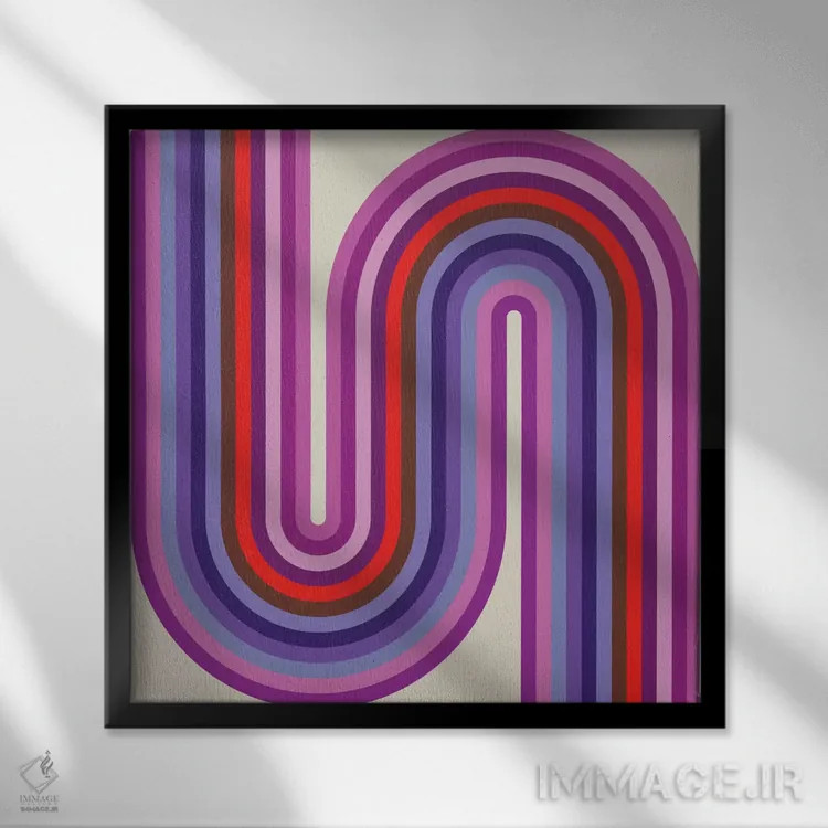 تابلو شیرینی روان ۱ اثر گرگ مابلی - نمای قابدار مشکی