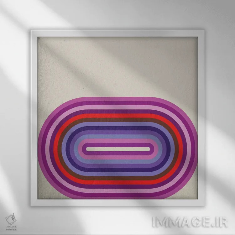 تابلو شیرینی روان ۲ اثر گرگ مابلی - نمای قابدار سفید