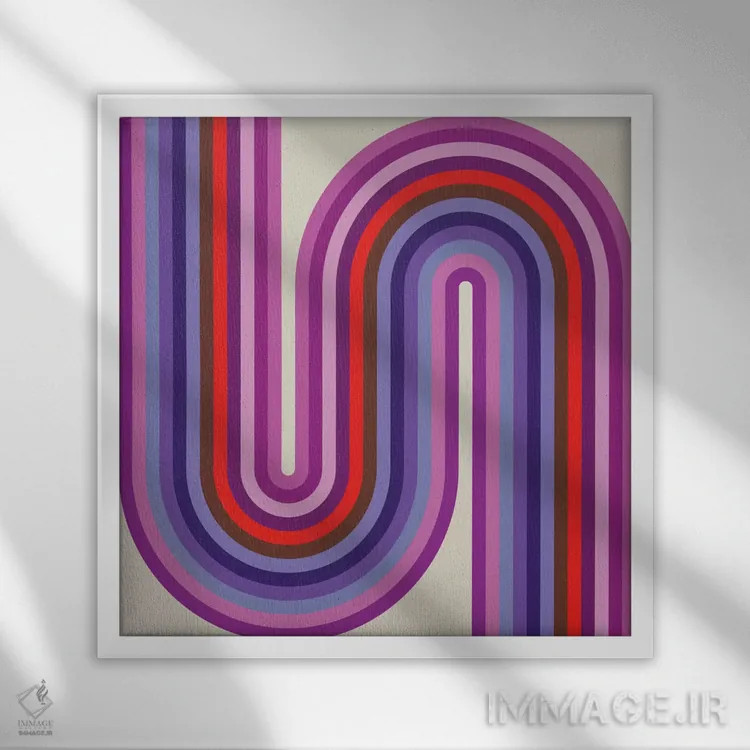 تابلو شیرینی روان ۱ اثر گرگ مابلی - نمای قابدار سفید