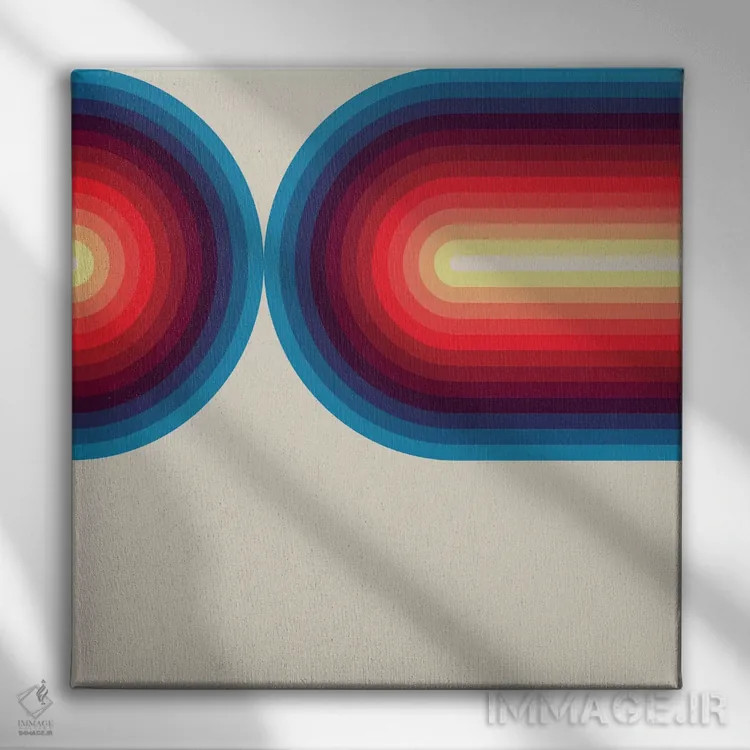 تابلو روانِ روشن ۳ اثر گرگ مابلی - نمای روبهرو روی دیوار