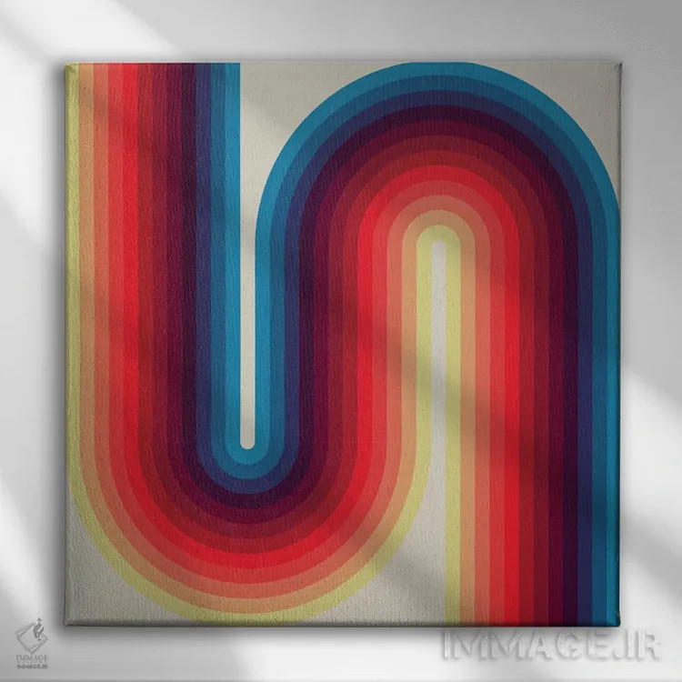 تابلو روانِ روشن ۱ اثر گرگ مابلی - نمای روبهرو روی دیوار