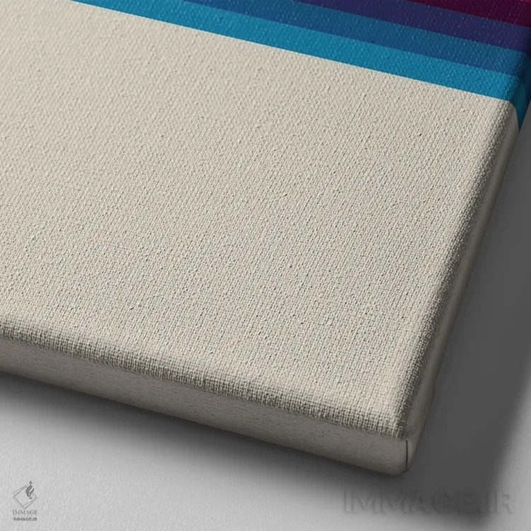 تابلو روانِ روشن ۳ اثر گرگ مابلی - نمای نزدیک بافت بوم