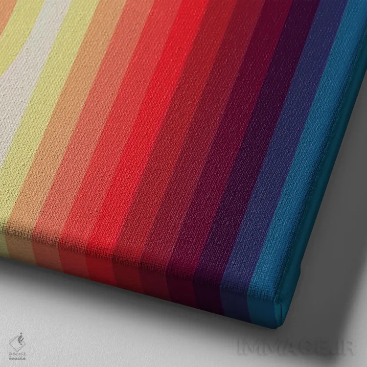 تابلو روانِ روشن ۱ اثر گرگ مابلی - نمای نزدیک بافت بوم