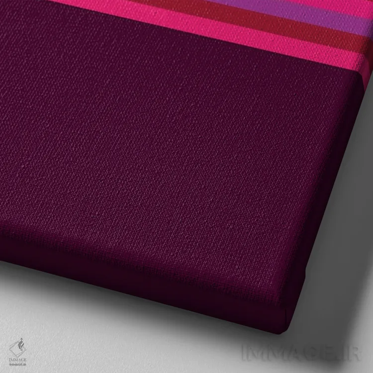 تابلو روانِ داغ ۳ اثر گرگ مابلی - نمای نزدیک بافت بوم