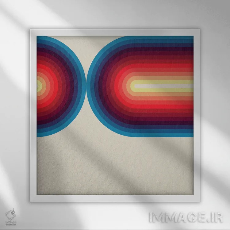 تابلو روانِ روشن ۳ اثر گرگ مابلی - نمای قابدار سفید