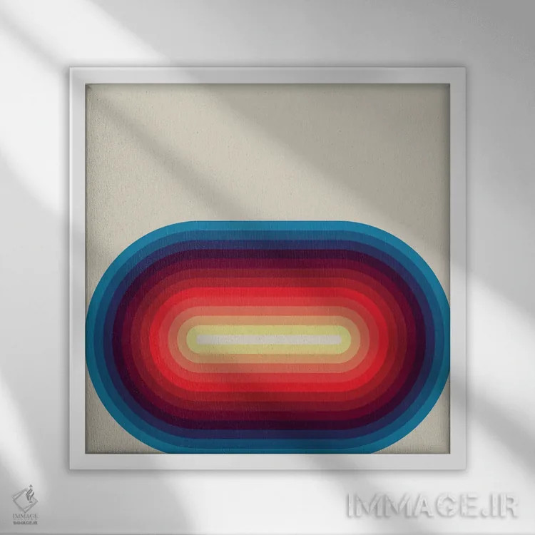 تابلو روانِ روشن ۲ اثر گرگ مابلی - نمای قابدار سفید