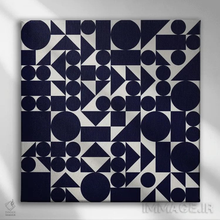 تابلو بلوک اثر گرگ مابلی - نمای روبهرو روی دیوار