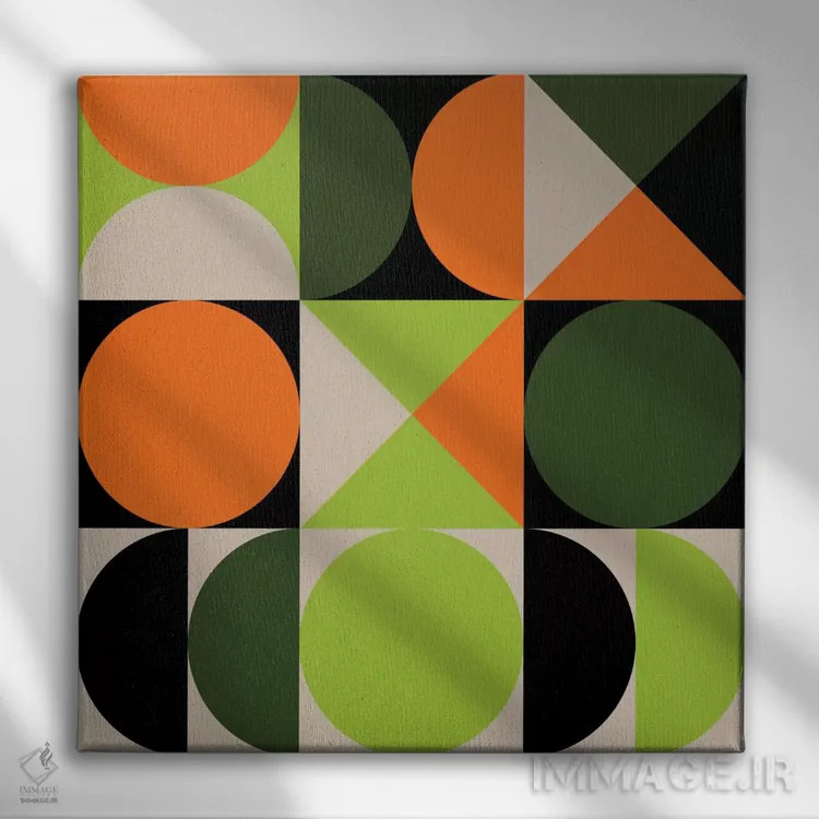 تابلو تیکتاک ۱ اثر گرگ مابلی - نمای روبهرو روی دیوار