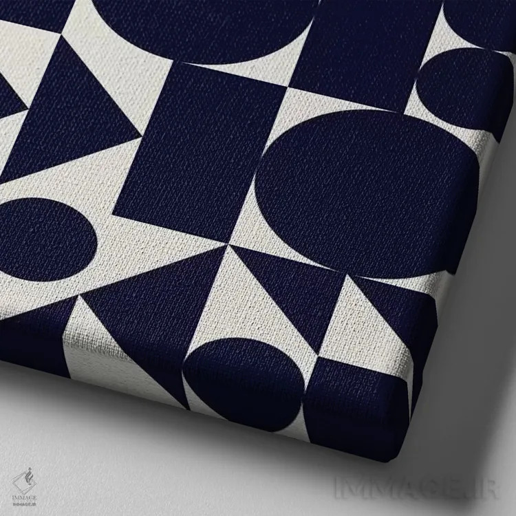 تابلو بلوک اثر گرگ مابلی - نمای نزدیک بافت بوم